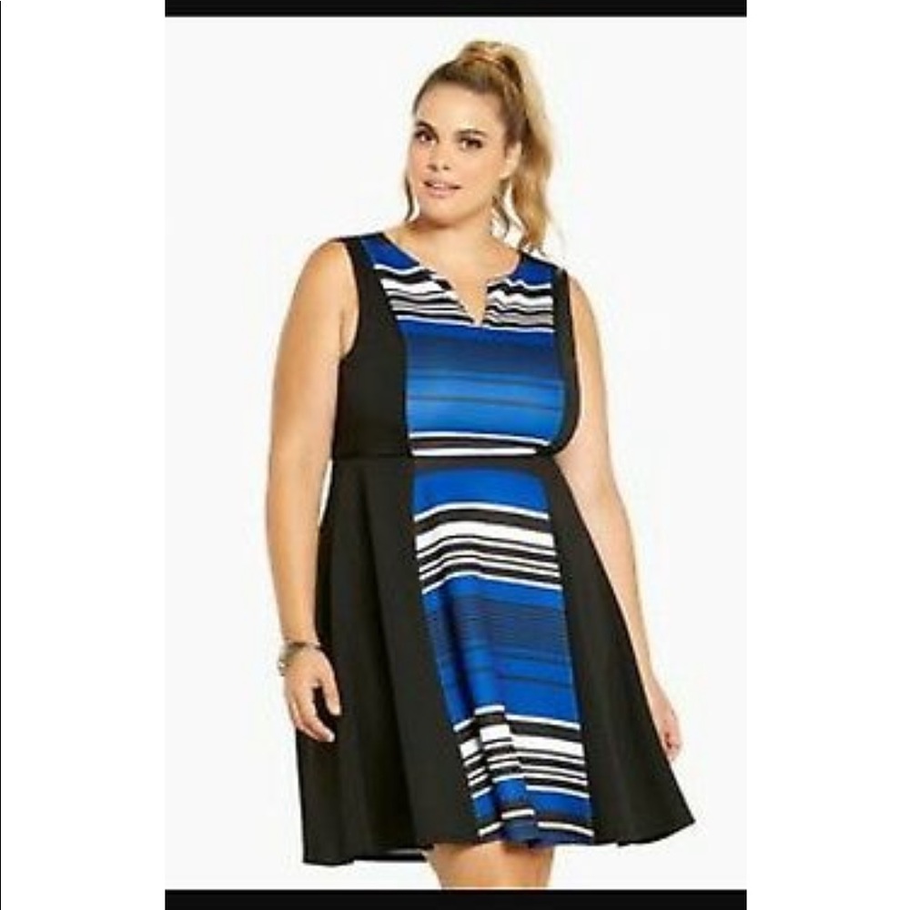 Torrid scuba skater dress